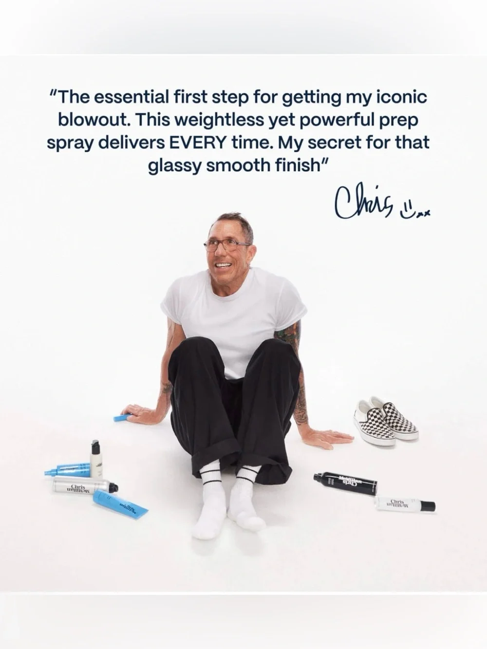 Chris McMillan The Mini Glassy Smooth Blowdry Spray for Frizz